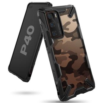 Ringke Fusion X Panzerhülle Schutzhülle für Huawei P40 schwarz Camo